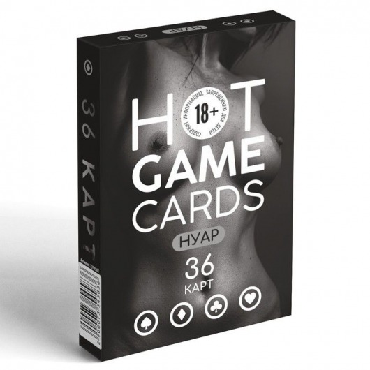Игральные карты HOT GAME CARDS НУАР - 36 шт. - Сима-Ленд - купить с доставкой в Долгопрудном