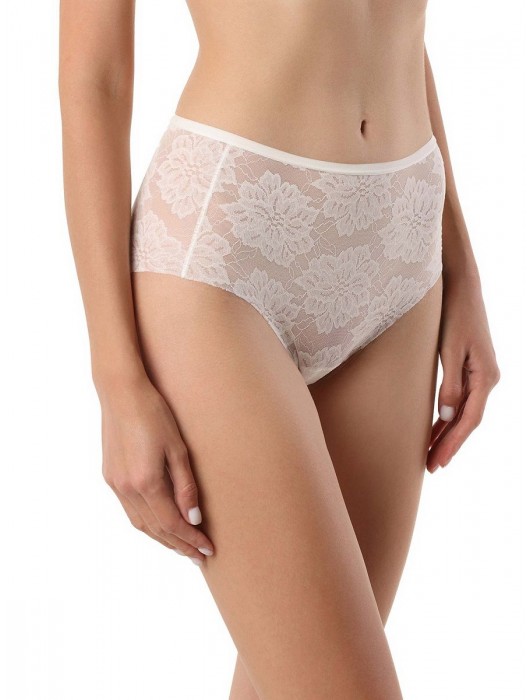 Высокие кружевные трусики Eva - Вибратор-реалистик №10 с усиками - 17 см. купить с доставкой