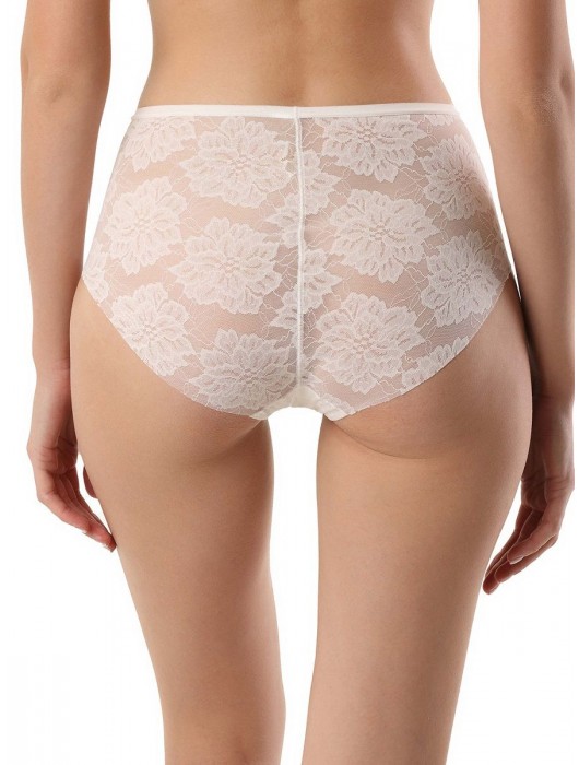 Высокие кружевные трусики Eva - Вибратор-реалистик №10 с усиками - 17 см. купить с доставкой