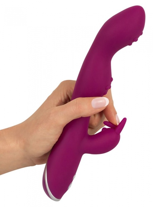 Фиолетовый вибратор A   G-Spot Rabbit Vibrator для стимуляции зон G и A - 23,6 см. - Orion
