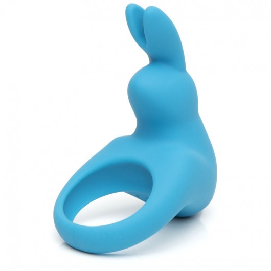 Голубое эрекционное виброкольцо Happy Rabbit Rechargeable Rabbit Cock Ring - Happy Rabbit - в Долгопрудном купить с доставкой