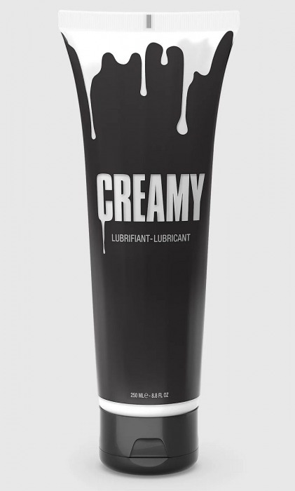 Смазка на водной основе Creamy с консистенцией спермы - 250 мл. - Strap-on-me - купить с доставкой в Долгопрудном