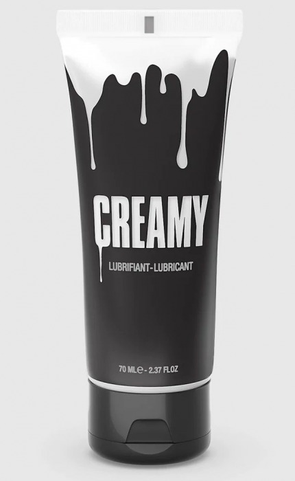 Смазка на водной основе Creamy с консистенцией спермы - 70 мл. - Strap-on-me - купить с доставкой в Долгопрудном