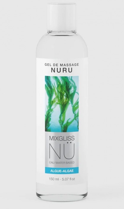 Массажный гель на водной основе Mixgliss NU Algae - 150 мл. - Mixgliss - купить с доставкой в Долгопрудном