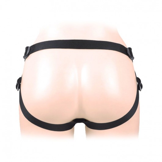 Черные трусики в комплекте с коннектором и насадкой - Notabu - купить с доставкой в Долгопрудном