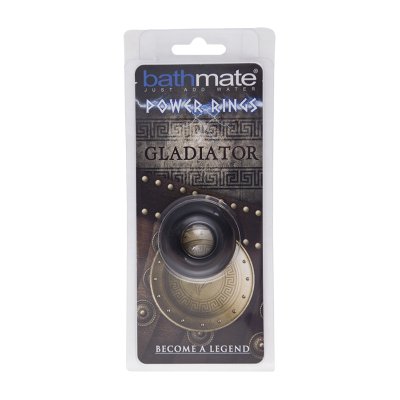 Чёрное эрекционное кольцо Gladiator - Bathmate - в Долгопрудном купить с доставкой
