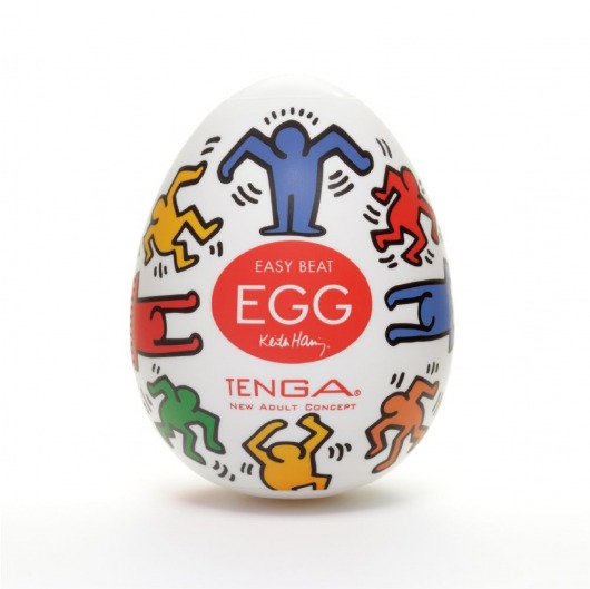 Мастурбатор-яйцо Keith Haring EGG DANCE - Tenga - в Долгопрудном купить с доставкой
