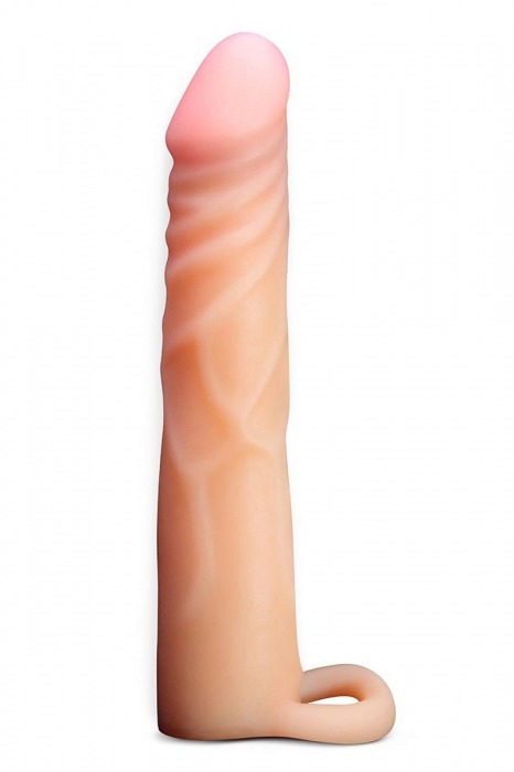 Телесная насадка на пенис Cock Xtender - 17,7 см. - Blush Novelties - в Долгопрудном купить с доставкой
