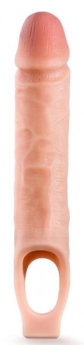 Телесная насадка на пенис 10 Inch Cock Sheath Extender - 25 см. - Blush Novelties - в Долгопрудном купить с доставкой