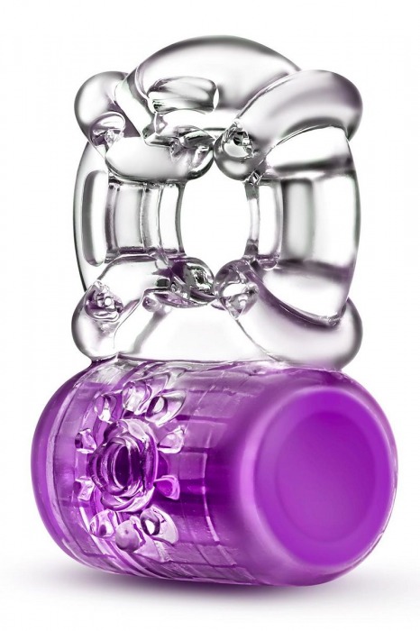 Фиолетовое эрекционное виброкольцо Pleaser Rechargeable C-Ring - Blush Novelties - в Долгопрудном купить с доставкой