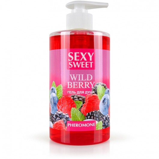 Гель для душа Sexy Sweet Wild Berry с ароматом лесных ягод и феромонами - 430 мл. -  - Магазин феромонов в Долгопрудном