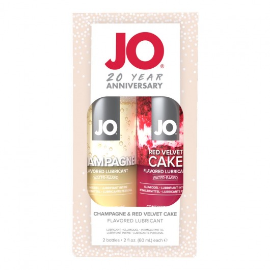 Подарочный набор из 2 лубрикантов Limited Edition 20 Year Anniversary Set - System JO - купить с доставкой в Долгопрудном