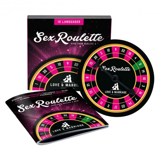 Настольная игра-рулетка Sex Roulette Love   Marriage - Tease&Please - купить с доставкой в Долгопрудном
