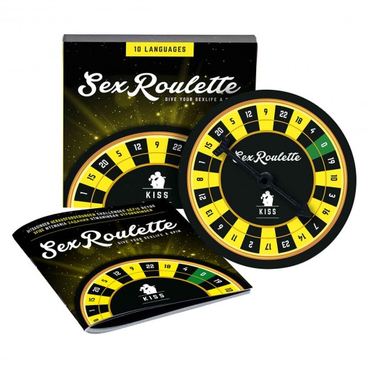 Настольная игра-рулетка Sex Roulette Kiss - Tease&Please - купить с доставкой в Долгопрудном