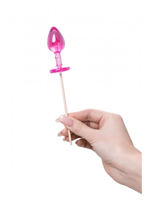 Розовый леденец  в форме анальной втулки со вкусом айриш крим - 29 гр. - Sosuчki - купить с доставкой в Долгопрудном