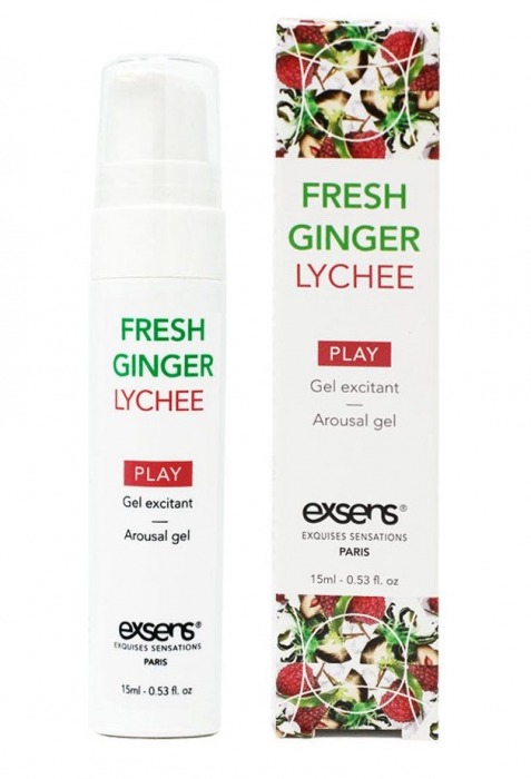 Возбуждающий гель Fresh Ginger Lychee Arousal Gel - 15 мл. - Exsens - купить с доставкой в Долгопрудном