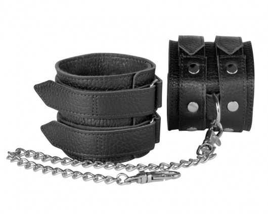 Чёрные кожаные оковы - Sitabella - купить с доставкой в Долгопрудном