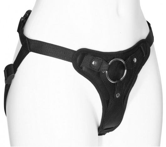 Женские трусики для фиксации насадки кольцом с внутренней насадкой - LOVETOY (А-Полимер) - купить с доставкой в Долгопрудном
