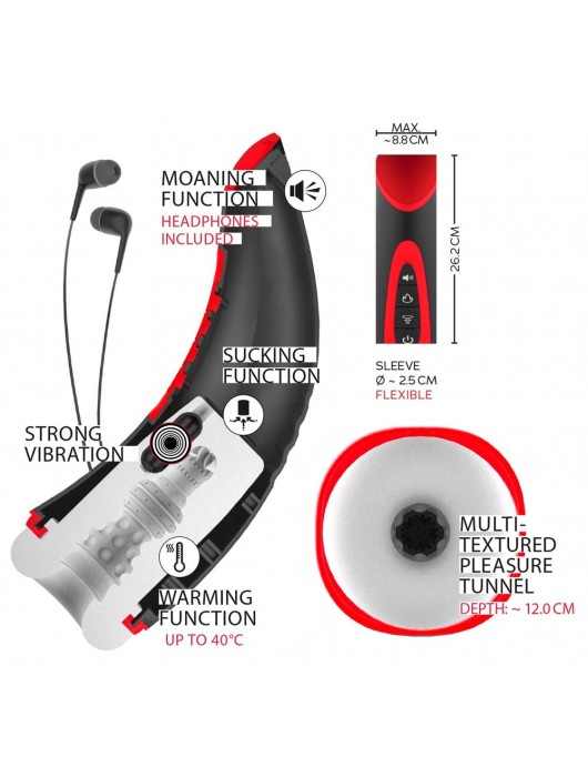 Автоматический мастурбатор WYNE 03 с подогревом - Orion - в Долгопрудном купить с доставкой
