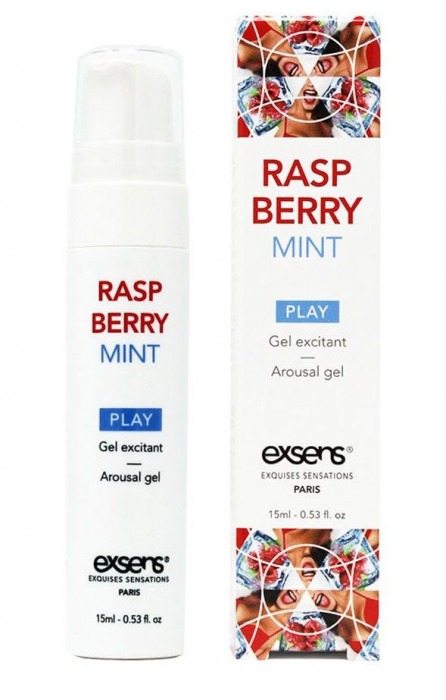 Возбуждающий гель Raspberry Mint с ароматом малины и мяты - 15 мл. - Exsens - купить с доставкой в Долгопрудном
