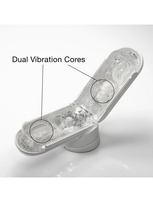 Белый мастурбатор Tenga Flip Zero Gravity с вибрацией - Tenga - в Долгопрудном купить с доставкой