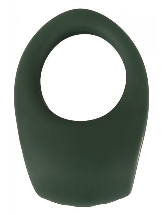 Зеленое эрекционное виброкольцо Luxurious Vibro Cock Ring - Orion - в Долгопрудном купить с доставкой