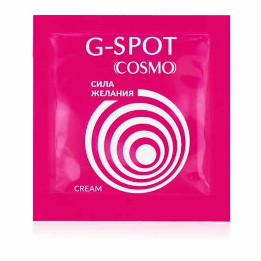 Стимулирующий интимный крем для женщин Cosmo G-spot - 2 гр. - Биоритм - купить с доставкой в Долгопрудном