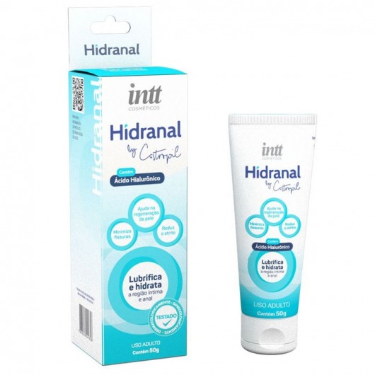 Лубрикант на водной основе Hidranal с гиалуроновой кислотой - 50 гр. - INTT - купить с доставкой в Долгопрудном