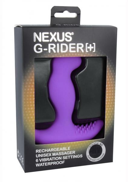 Фиолетовый вибромассажер простаты Nexus G-Rider+ - 12,6 см. - Nexus Range - в Долгопрудном купить с доставкой