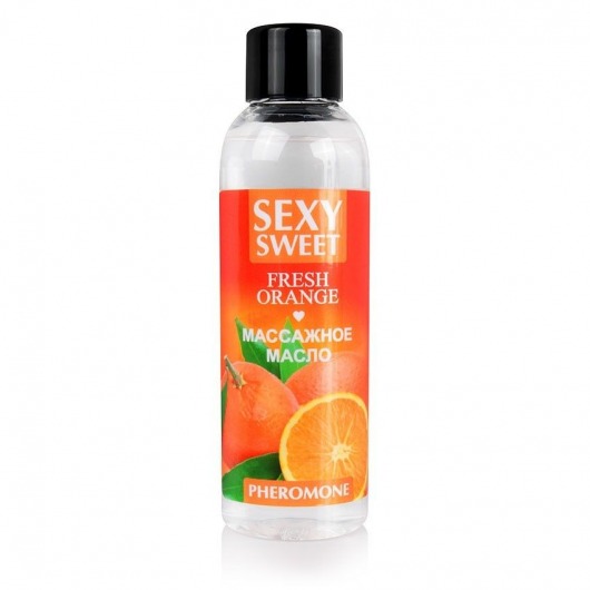 Массажное масло Sexy Sweet Fresh Orange с ароматом апельсина и феромонами - 75 мл. - Биоритм - купить с доставкой в Долгопрудном