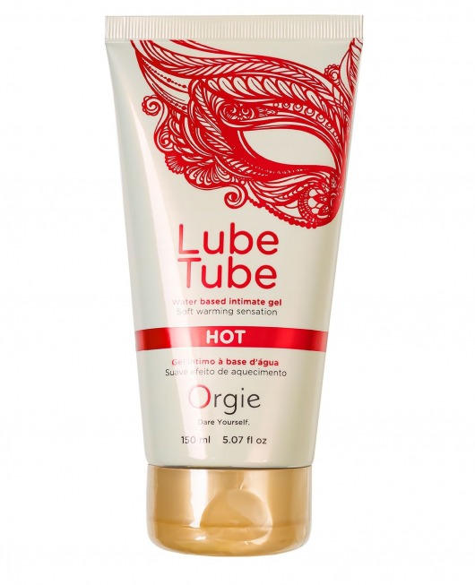 Интимный гель на водной основе Lube Tube Hot с разогревающим эффектом - 150 мл. - ORGIE - купить с доставкой в Долгопрудном