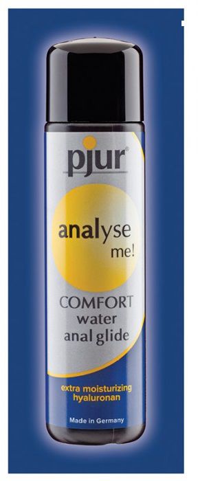 Анальный лубрикант pjur ANALYSE ME Comfort Water Anal Glide - 2 мл. - Pjur - купить с доставкой в Долгопрудном