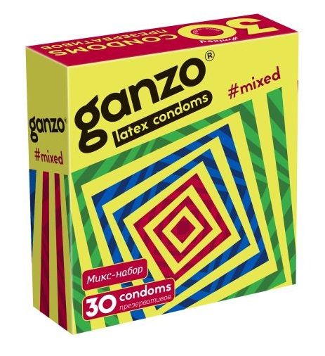 Микс-набор из 30 презервативов Ganzo Mixed - Ganzo - купить с доставкой в Долгопрудном