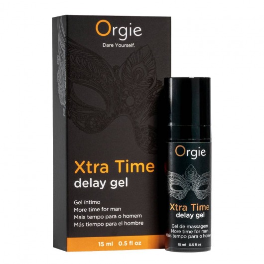 Продлевающий гель Orgie Xtra Time Delay Gel - 15 мл. - ORGIE - купить с доставкой в Долгопрудном