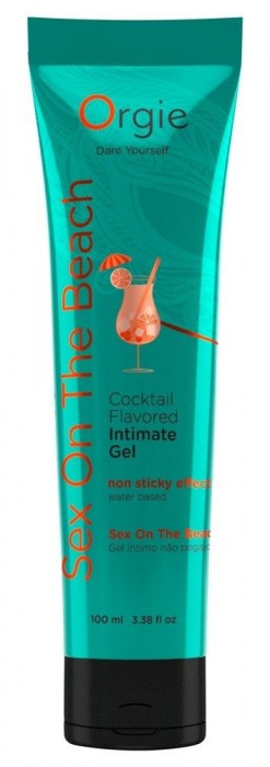 Съедобный интимный гель Orgie Lube Tube Cocktail Sex On The Beach - 100 мл. - ORGIE - купить с доставкой в Долгопрудном
