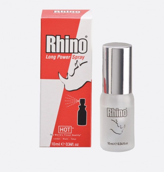 Пролонгирующий спрей для мужчин Rhino - 10 мл. - HOT - купить с доставкой в Долгопрудном
