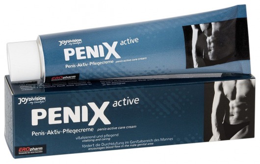 Возбуждающий крем для мужчин PeniX active - 75 мл. - Joy Division - купить с доставкой в Долгопрудном
