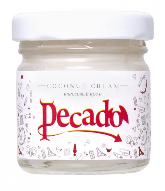 Массажная свеча Сoconut Cream - 35 мл. - Pecado - купить с доставкой в Долгопрудном