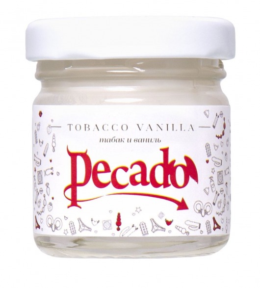 Массажная свеча Tobacco Vanilla - 35 мл. - Pecado - купить с доставкой в Долгопрудном