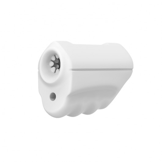 Белый вибромастурбатор Mini Masturbator - Silicone Toys - в Долгопрудном купить с доставкой