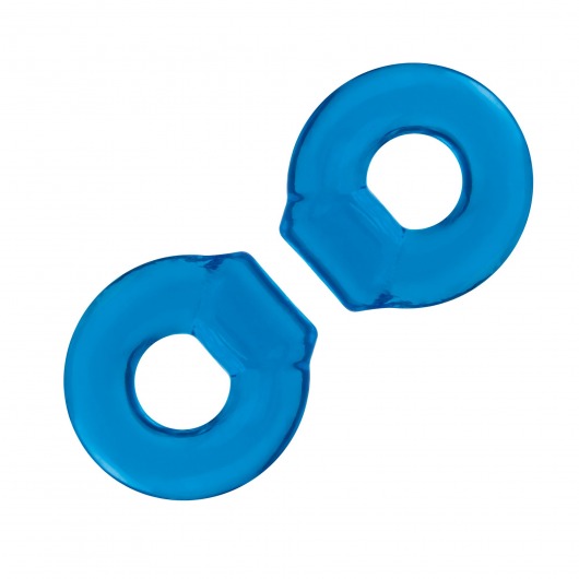 Комплект из двух колец для пениса 2-Pack Ultra-Stretch Stamina Endurance Ring - BlueLine - в Долгопрудном купить с доставкой