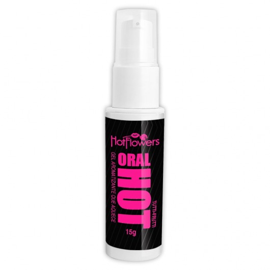 Гель для оральных ласк Oral Hot с согревающим эффектом - 15 гр. - HotFlowers - купить с доставкой в Долгопрудном