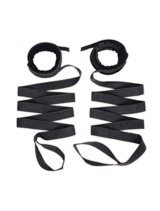 Эротический набор 4PC Bondage Bed Strap   Flogger Kit - Lux Fetish - купить с доставкой в Долгопрудном