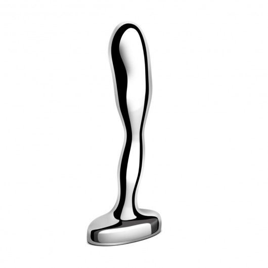 Стальной стимулятор простаты Stainless Steel Prostate Plug - 11,5 см. - b-Vibe - в Долгопрудном купить с доставкой