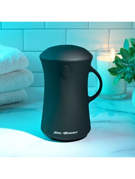 Черный вибромастурбатор с гироскопом Gyro Stroke - Zero Tolerance - в Долгопрудном купить с доставкой