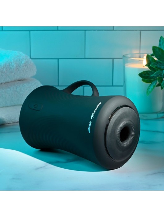 Черный вибромастурбатор с гироскопом Gyro Stroke - Zero Tolerance - в Долгопрудном купить с доставкой