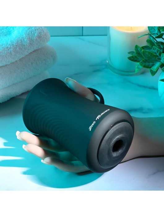 Черный вибромастурбатор с гироскопом Gyro Stroke - Zero Tolerance - в Долгопрудном купить с доставкой