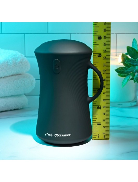 Черный вибромастурбатор с гироскопом Gyro Stroke - Zero Tolerance - в Долгопрудном купить с доставкой