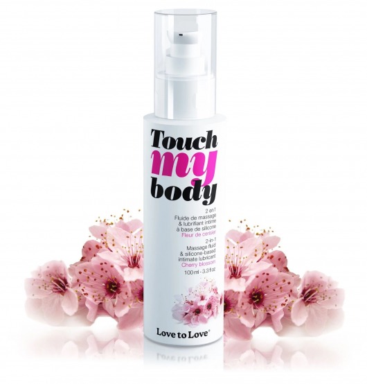 Силиконовый лубрикант 2-в-1 Touch My Body с ароматом вишнёвого цвета - 100 мл. - Love to Love - купить с доставкой в Долгопрудном