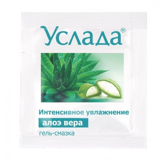 Гель-смазка «Услада с алоэ» - 3 гр. - Биоритм - купить с доставкой в Долгопрудном